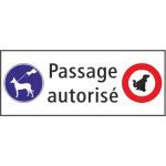 Tenir les chiens en laisse et WC pour chiens interdit